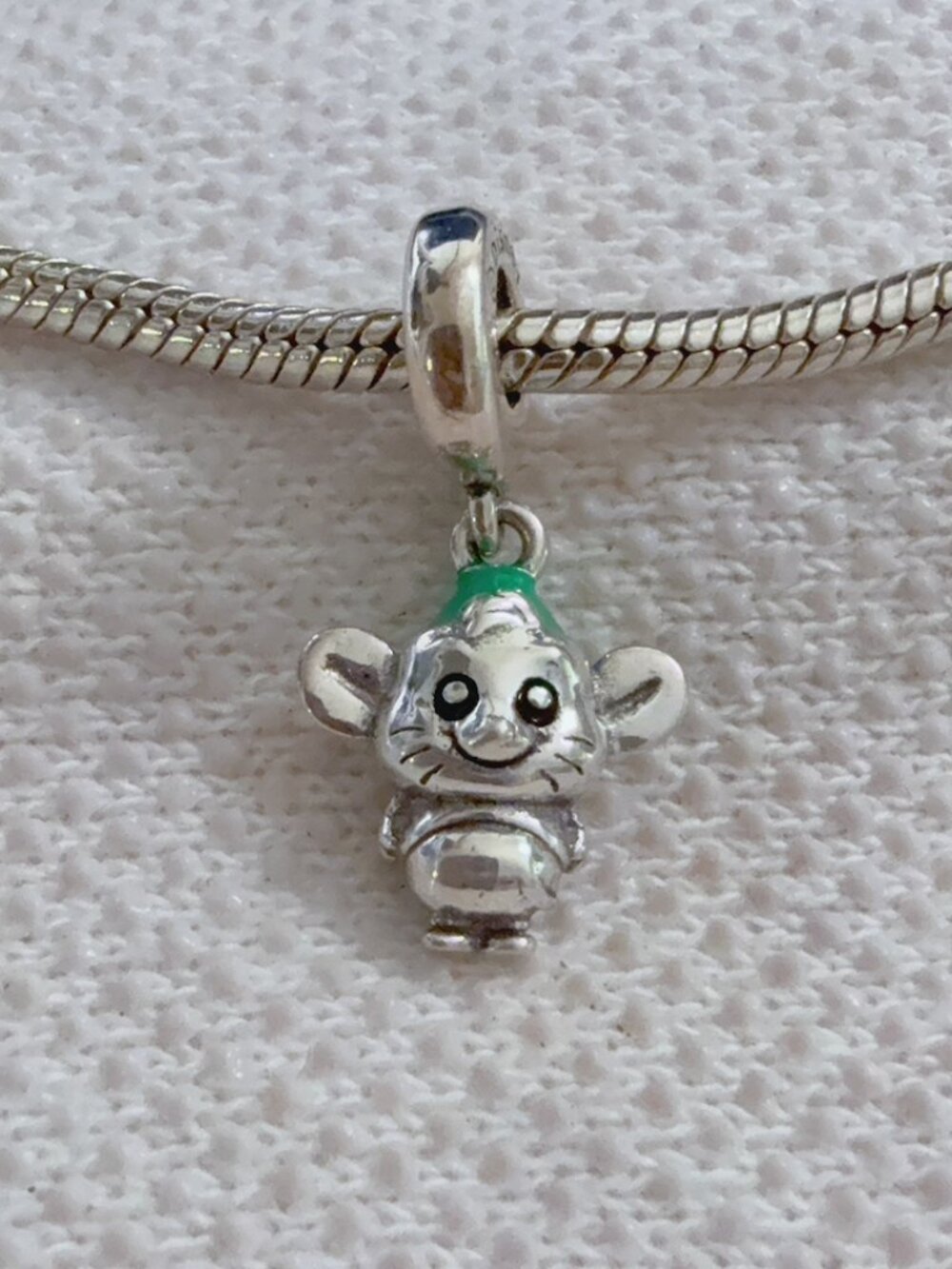Disney Cinderella Gus Mouse Dangle Charm For Pandora Bracelet